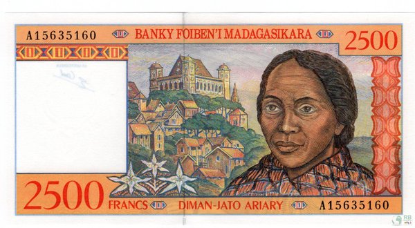 Madagaskar Pick 81 - 2500 Francs (1)