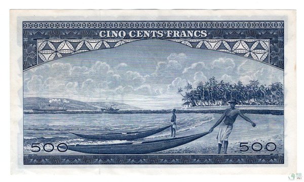 Guinea Pick 14a - 500 Francs (1-)