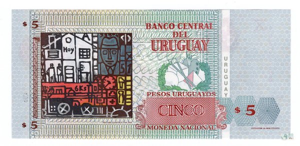 Uruguay Pick 80 - 5 Pesos Uruguayos (1)