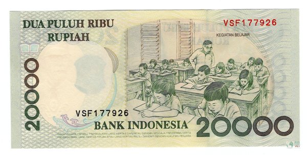 Indonesien Pick 138d - 20000 Rupiah (1)