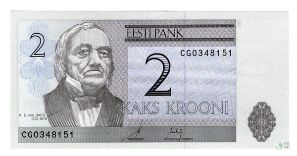 Estland Pick 70a - 2 Krooni (1)