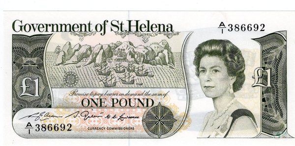 St. Helena Pick 09a - 1 Pound (1)