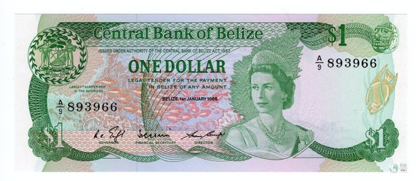 Belize Pick 46b - 1 Dollar (1)