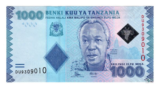 Tansania Pick 41b - 1000 Shilingi (1)
