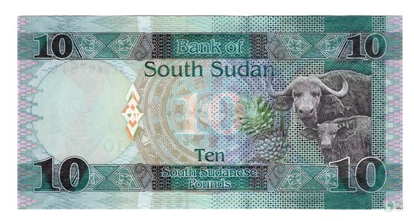 Südsudan Pick 12a - 10 Südsudanische Pfund (1)