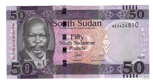 Südsudan Pick 14a - 50 Südsudanische Pfund (1)