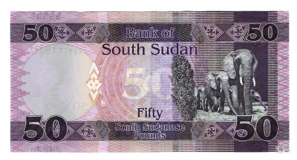 Südsudan Pick 14a - 50 Südsudanische Pfund (1)