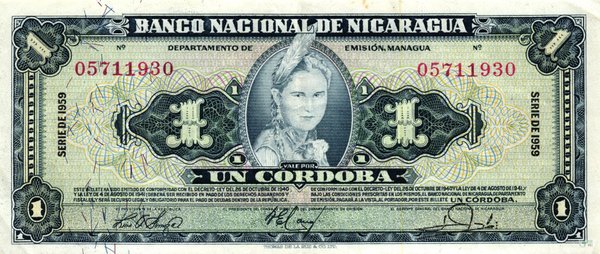 Nicaragua Pick  99c - 1 Cordoba (3)
