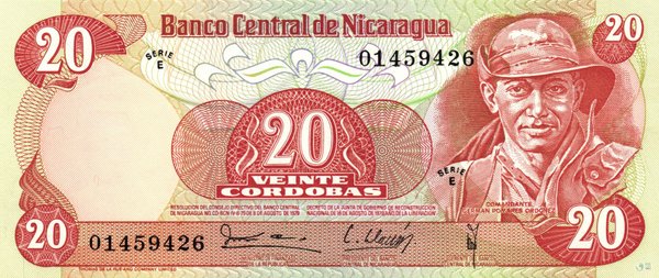Nicaragua Pick 135 - 20 Cordobas (1)