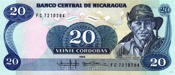 Nicaragua Pick 152 - 20 Cordobas (1)
