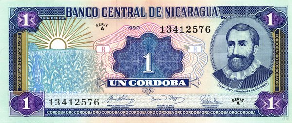 Nicaragua Pick 173 - 1 Cordoba (1)
