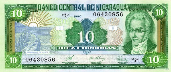 Nicaragua Pick 175 - 10 Cordobas (1)