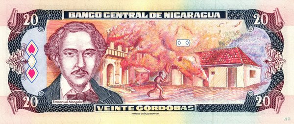 Nicaragua Pick 182 - 20 Cordobas (1)