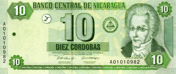 Nicaragua Pick 191 - 10 Cordobas (1)