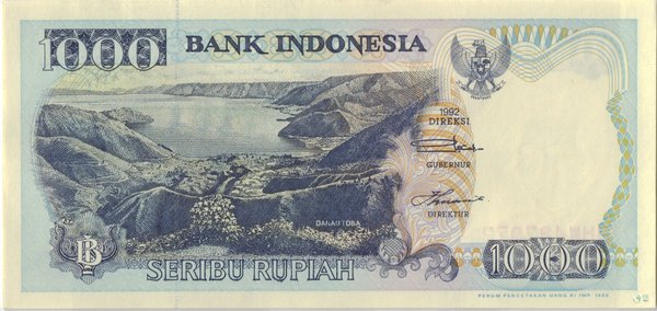 Indonesien Pick 129a - 1000 Rupiah (1)