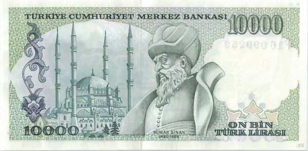 Türkei Pick 199b - 10000 Lira (1)