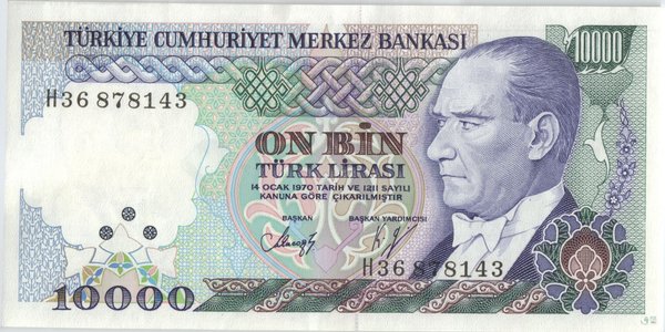 Türkei Pick 199c - 10000 Lira (1)