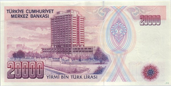 Türkei Pick 201b - 20000 Lira (1)