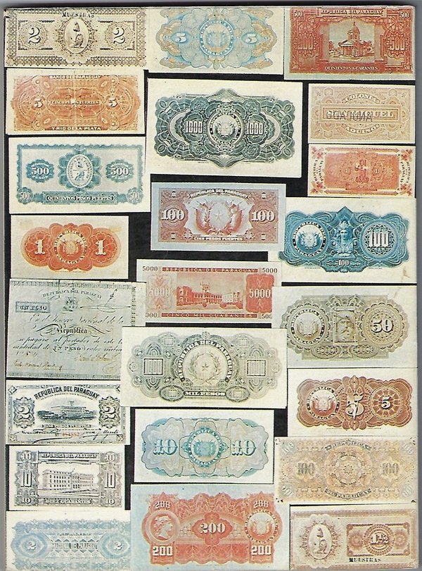 Miguel Mayans und Carlos Scala - Paraguay Paper Money 1847-1989