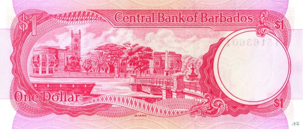 Barbados Pick 29 - 1 Dollar (1)