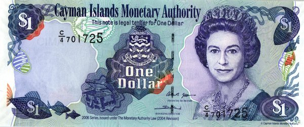 Cayman Islands Pick 33a - 1 Dollar (1)