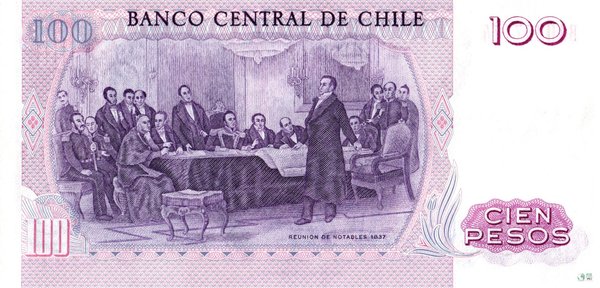 Chile Pick 152b - 100 Pesos (1)