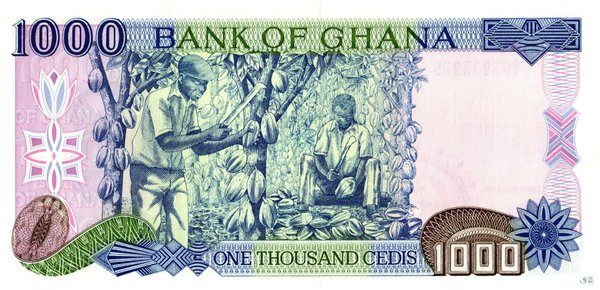 Ghana Pick 29a - 1000 Cedis (1)