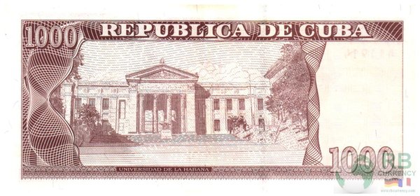 Kuba / Cuba P132 - 1000 Pesos 2010 (2) XF