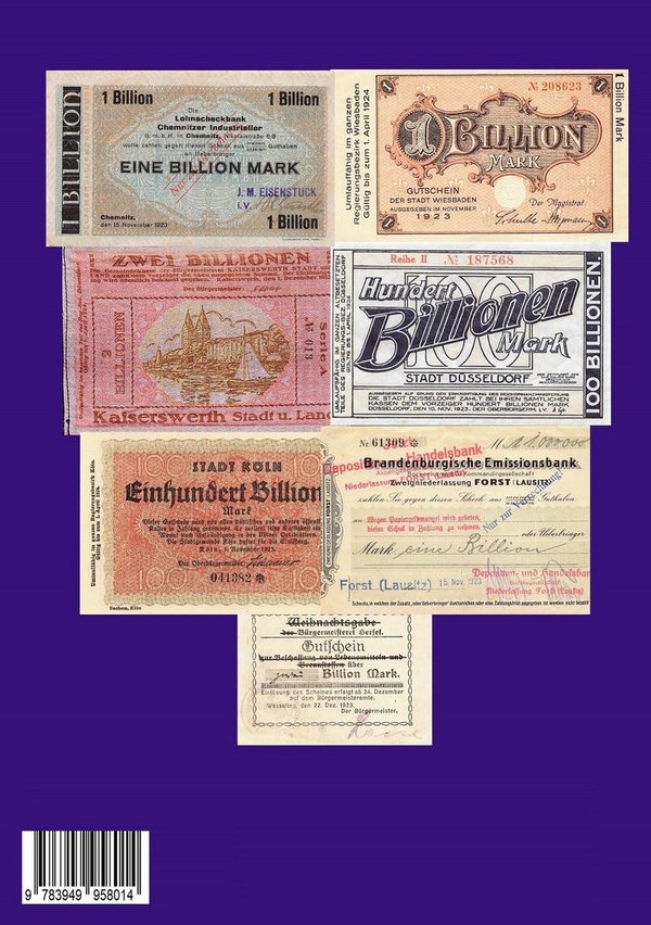 Billionenscheine Katalog Hochinflation 1923/1924, Alfred Dießner, Erste Auflage 2022