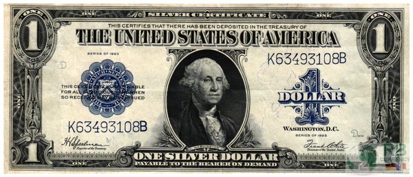 USA - FR237 1 Dollar Silver Certificate 1923 VF (3)