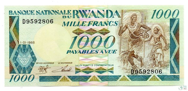 Rwanda Pick 21 - 1000 Francs (1)